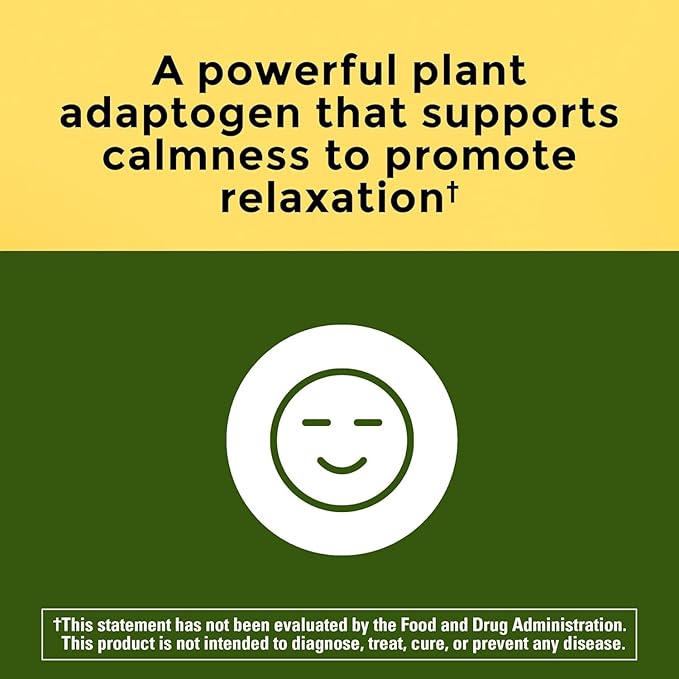 Nature Made Ashwagandha Capsules 125mg 60 Capsules, 60 Day 2)