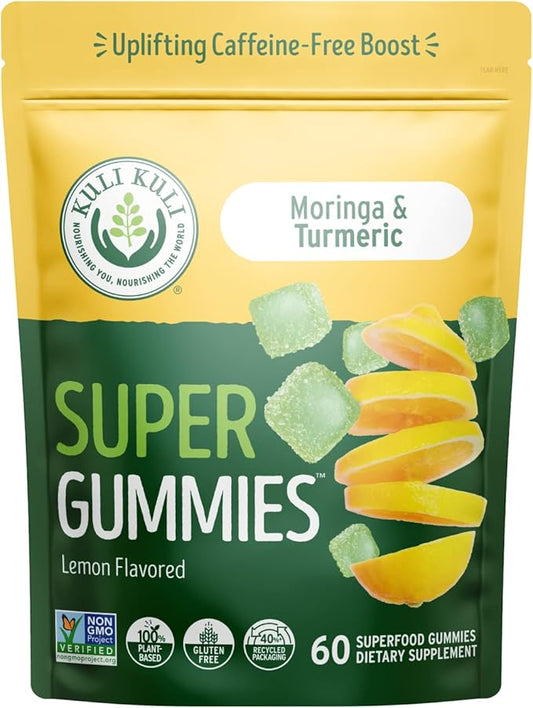 Kuli Kuli Super Energy Gummies 60 Non-GMO,