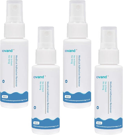 Medical Adhesive Remover Spray 1 oz.No-Sting Tape（4 Bottles）
