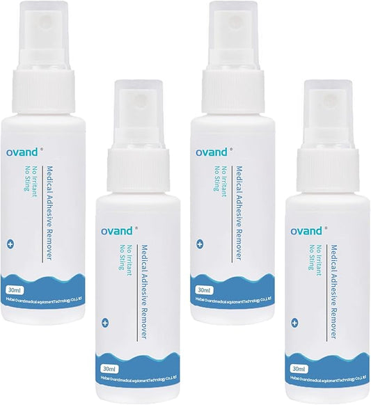 Medical Adhesive Remover Spray 1 oz.No-Sting Tape（4 Bottles）