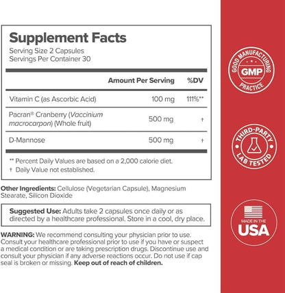 O Positiv URO Urinary Tract Health 60 Count 1) -