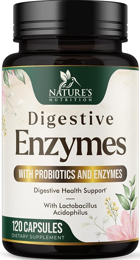Digestive Enzymes with Probiotics 120 Capsules