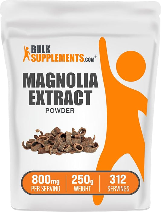 BulkSupplements.com Magnolia Bark Extract Powder 800mg per 250g (8.8 (8.8 oz) 1)