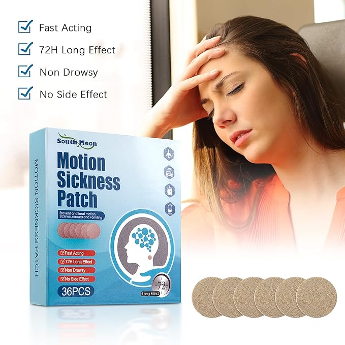 Motion Sickness Patches, 36 Pcs Sea JJ11-36Pcs