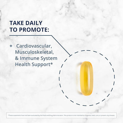 Metagenics OmegaGenics Fish Oil EPA-DHA 1000 Omega-3 Fish 120 Softgels