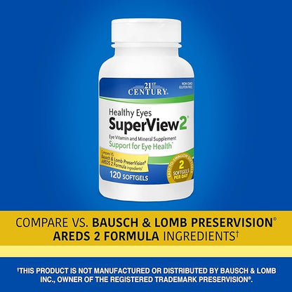 21st Century Healthy Eyes SuperView 2 120 Count