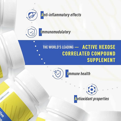 Active Hexose Correlated Compound Supplement 1500mg, 90 Capsules 1)