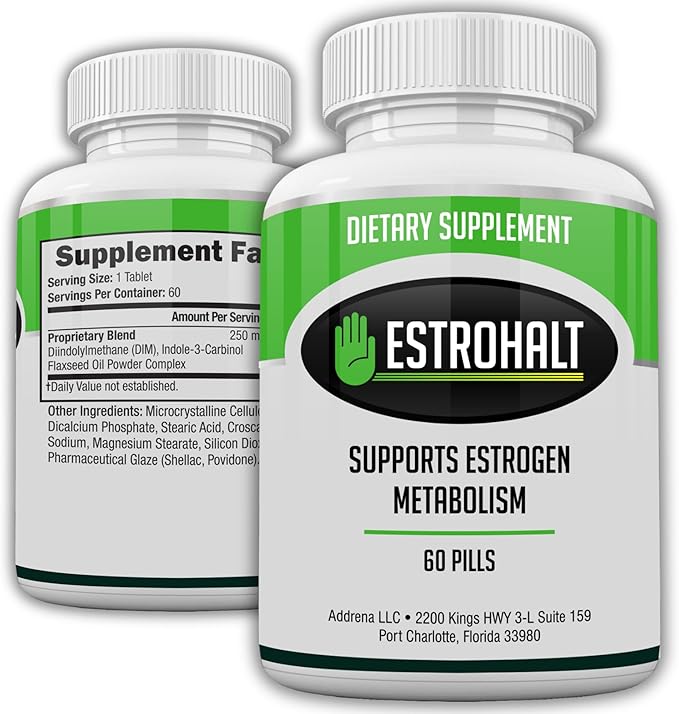 Estrogen-Blocker Supplement & Natural Anti Aromatase Inhibitor Pills for Men & Women DIM (Diindolylmethane) & Indole 3 Carbinol (I3C) Supplements for Estrogen Dominance & Hormone Balance