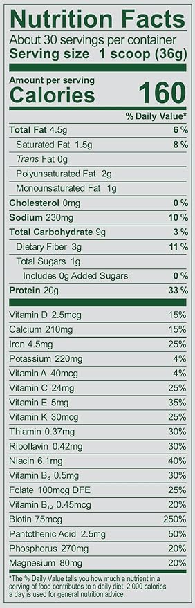 Vega Essentials Plant Based Protein Powder, Chocolate 2.4 lbs