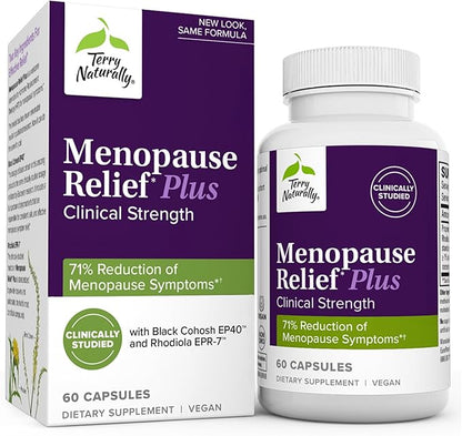 Terry Naturally Menopause Relief Plus 60 Capsules 30 Servings