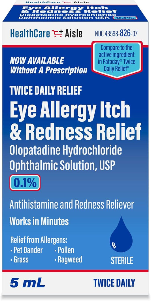 HealthCareAisle Eye Allergy Itch & Redness Relief 0.1% – 5mL –