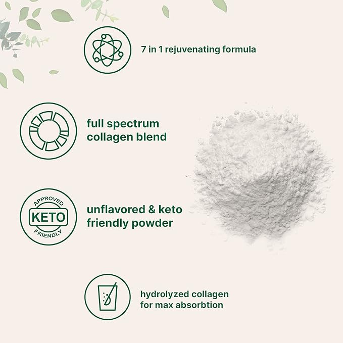 Multi Collagen Peptides Powder, 16 Oz