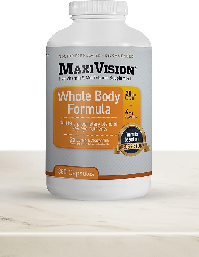 MaxiVision® AREDS 2 Whole Body Formula 2 Eye 360 Capsules (360 Capsules 1 Bottle