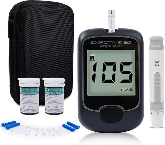 Blood Glucose Monitor Kit Diabetes Testing 50 Codefree 50 Lancets-mg/dL