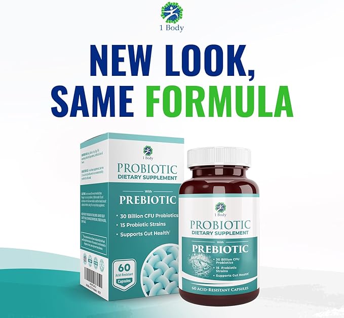 30 Billion CFU Probiotic Supplement 120 Vegetarian