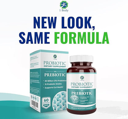 30 Billion CFU Probiotic Supplement 120 Vegetarian