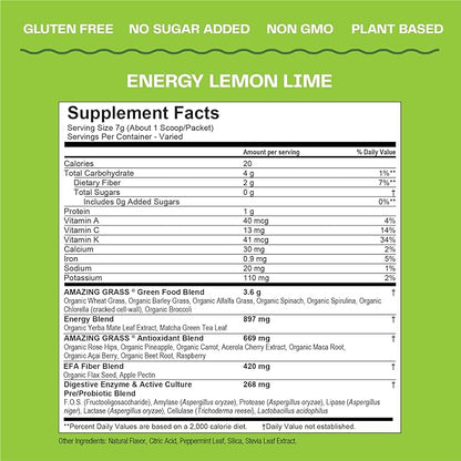Amazing Grass Green Superfood Energy: Greens 30 Servings