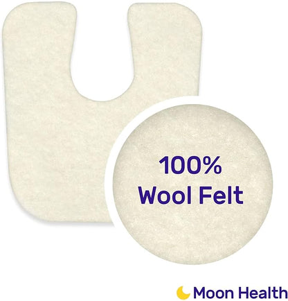 24-Pack U-Shaped Felt Callus Pads, 1/8”