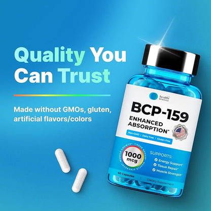 BCP-159 Capsules - Cycle Support & Muscle Recovery & Post Workout Recovery & Joint Support Supplement & Nac Supplement 240 Oral Capsules, (1 Pack)