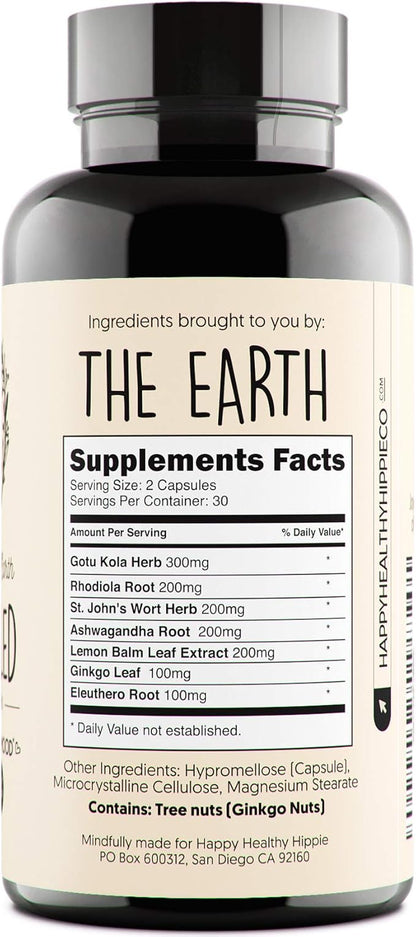 Joy-Filled Mood Support Supplement with St. 100% Plant-Based 120 ct