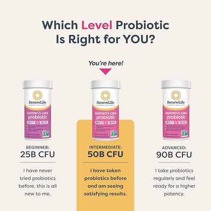 Renew Life Women's Probiotic Capsules, 50 Health(2), L. 60 Count