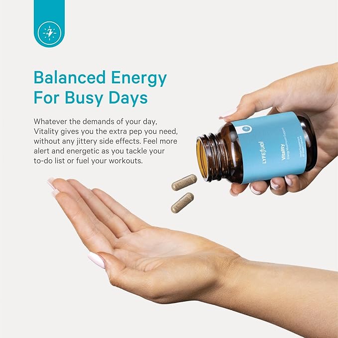 LyfeFuel Adaptogen Blend for Natural Energy 60 Vegan