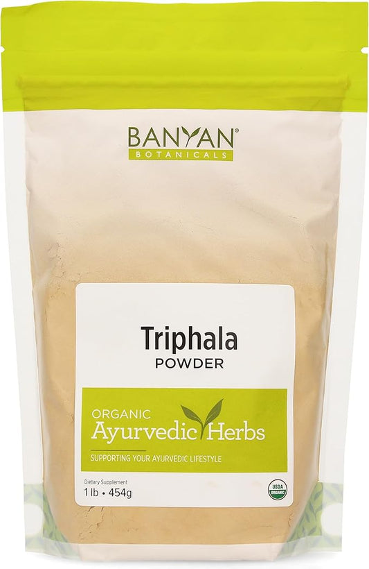 Banyan Botanicals Triphala Powder – Organic 1lb. –