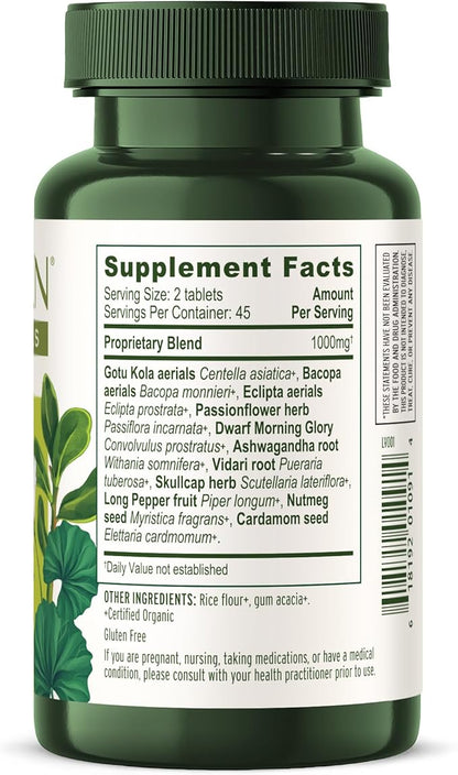 Banyan Botanicals Mental Clarity – Organic 90 Tablets