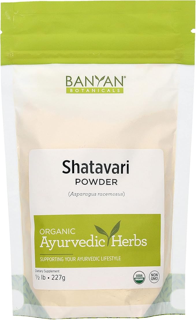 Banyan Botanicals Organic Shatavari Powder – 1/2lb. ­–