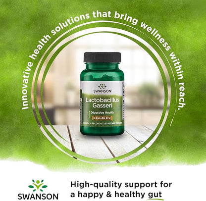 Swanson Lactobacillus Gasseri 3 Billion (60 Veggie 2 Bottles