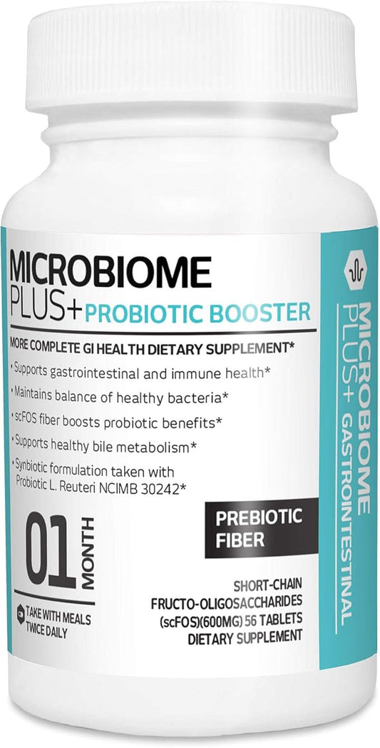 Microbiome Plus Prebiotics scFOS Prebiotic Fiber, (1 Month (1)
