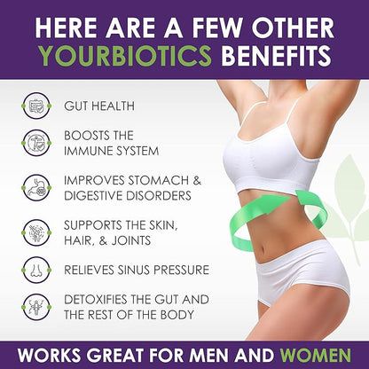 YourBiotics Prebiotics and Probiotics for Men 60 Count