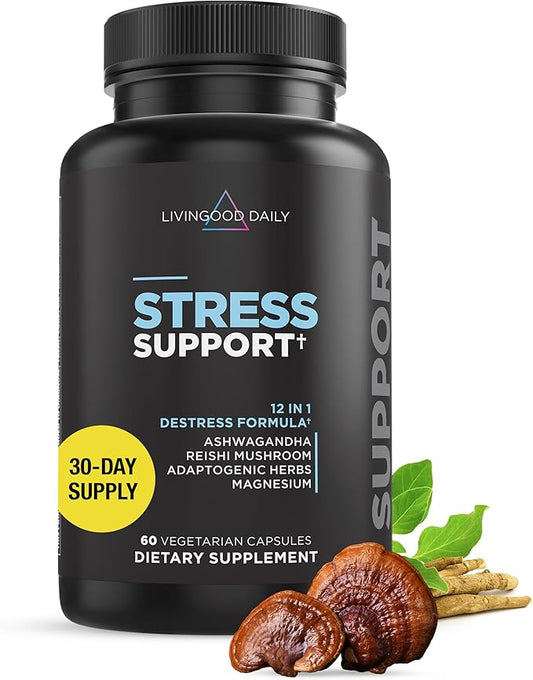 Livingood Daily De-Stress Relief Supplement, 60