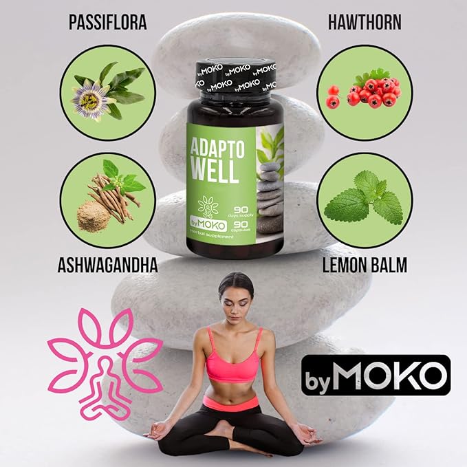 AdaptoWELL with Passionflower and Ashwagandha 90 Capsules
