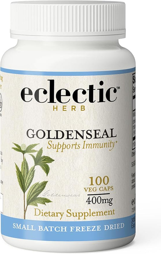 Eclectic Institute Raw Freeze-Dried Goldenseal Capsules 100 CT