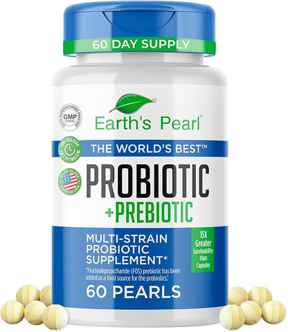 Earth's Pearl Probiotic Pearls for Women 60-Day Supply