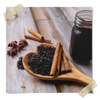 FERMENTAHOLICS | USDA Organic Dried Elderberries 8 oz