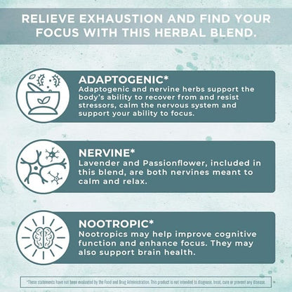USDA Organic Nootropic Focus Supplement