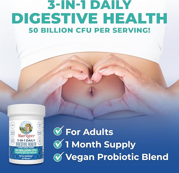 Mary Ruth's 3 in 1 Digestive 30 CT