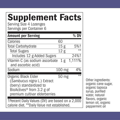 Nature’s Way Sambucus Elderberry Lozenges, 1000 24 Count