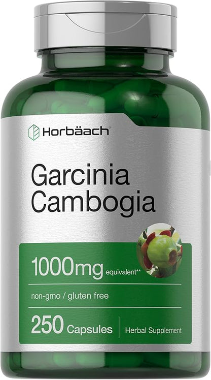 Horbaach Garcinia Cambogia Pills 1000mg | 250 Capsules