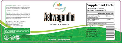 Organic Ashwagandha 1310 mg 60 Organic