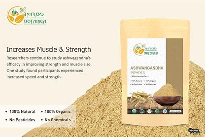 Organic Ashwagandha Root Powder Withania Somnifera 5.3 oz