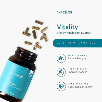 LyfeFuel Adaptogen Blend for Natural Energy 60 Vegan