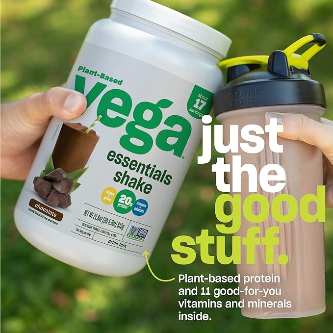 Vega Essentials Plant Based Protein Powder, Chocolate 2.4 lbs