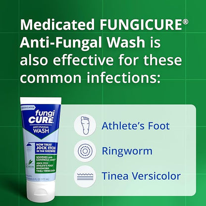 FUNGICURE Medicated Anti-Fungal Jock Itch Wash, 6 Fl