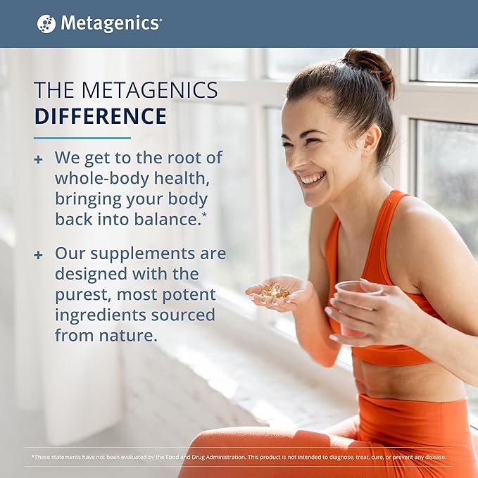 Metagenics OmegaGenics Fish Oil EPA-DHA 1000 Omega-3 Fish 120 Softgels