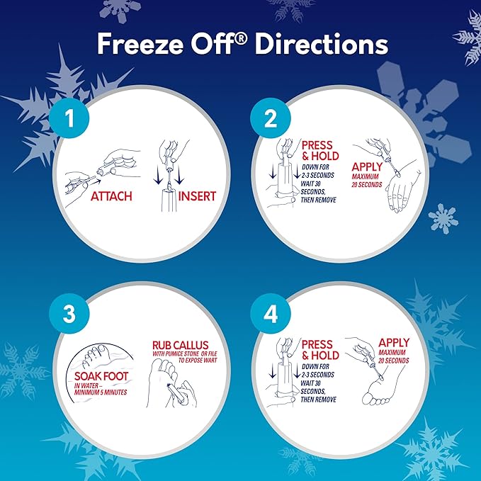 Compound W Freeze Off Remover, 8 1 Count