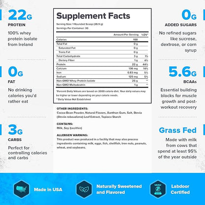 LEGION Whey Protein Powder Chocolate (79 Servings)