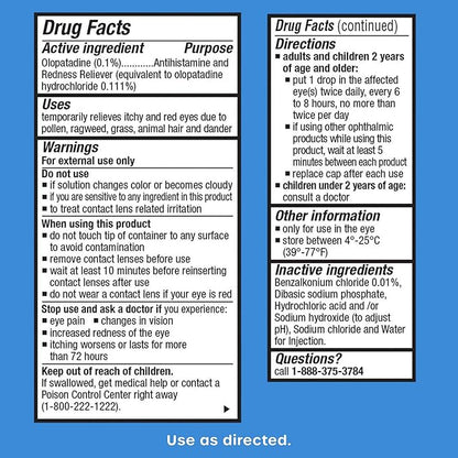 HealthCareAisle Eye Allergy Itch & Redness Relief 0.1% – 5mL –